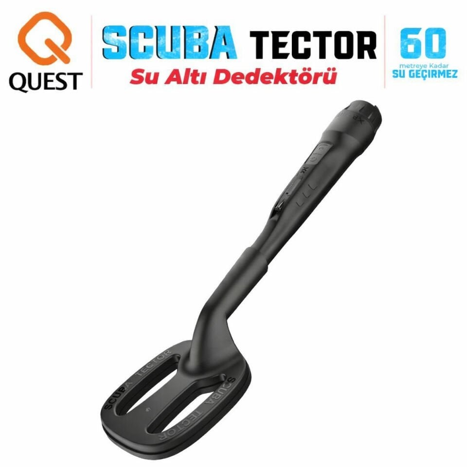 QUEST Scuba Tector Su Altı Dedektörü - Siyah
