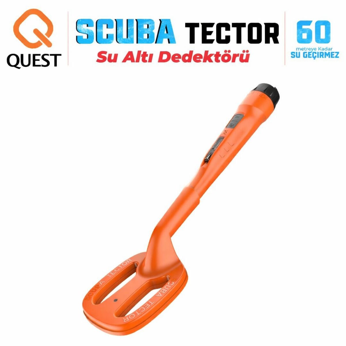 QUEST Scuba Tector Su Altı Dedektörü - Turuncu