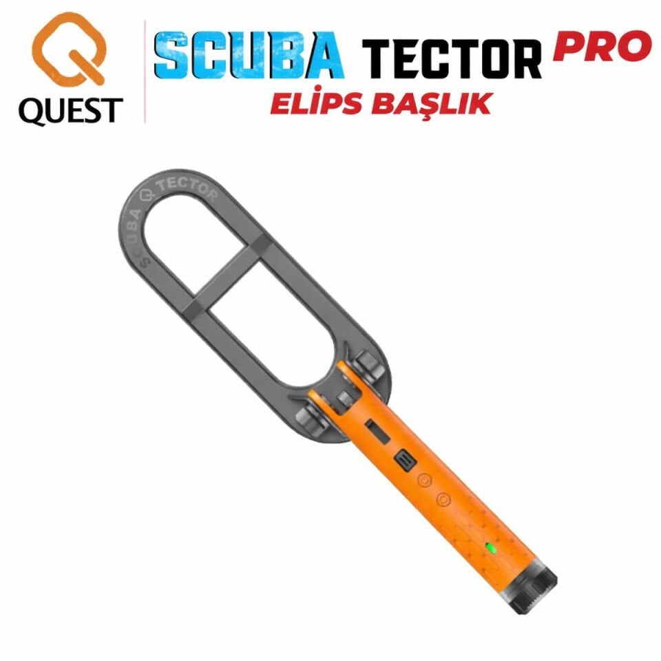 QUEST Scuba Tector PRO Su Altı Dedektörü&Sahil Arama Dedektörü