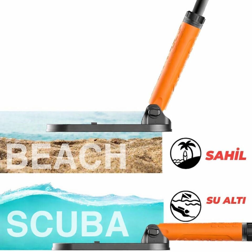 QUEST Scuba Tector PRO Su Altı Dedektörü&Sahil Arama Dedektörü