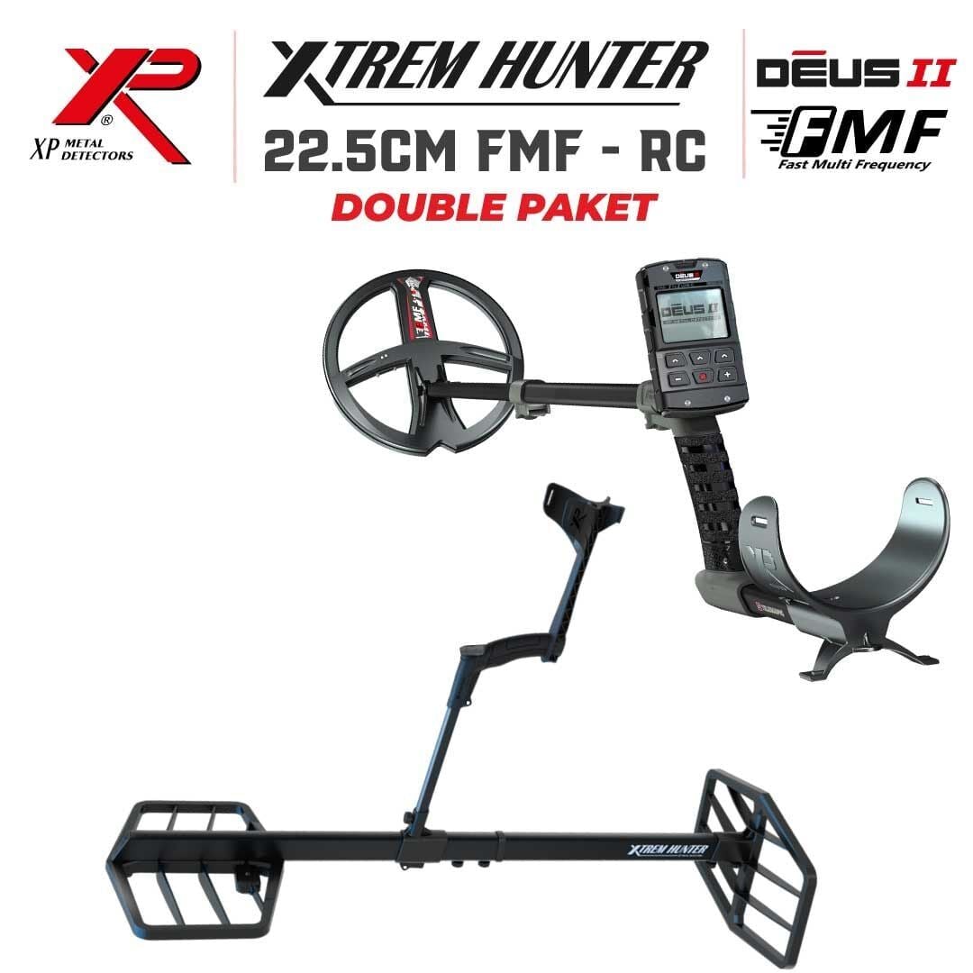 XP Xtrem Hunter Dedektör - DOUBLE PAKET ( KULAKLIKSIZ ) 22FMF-RC-DOUBLE