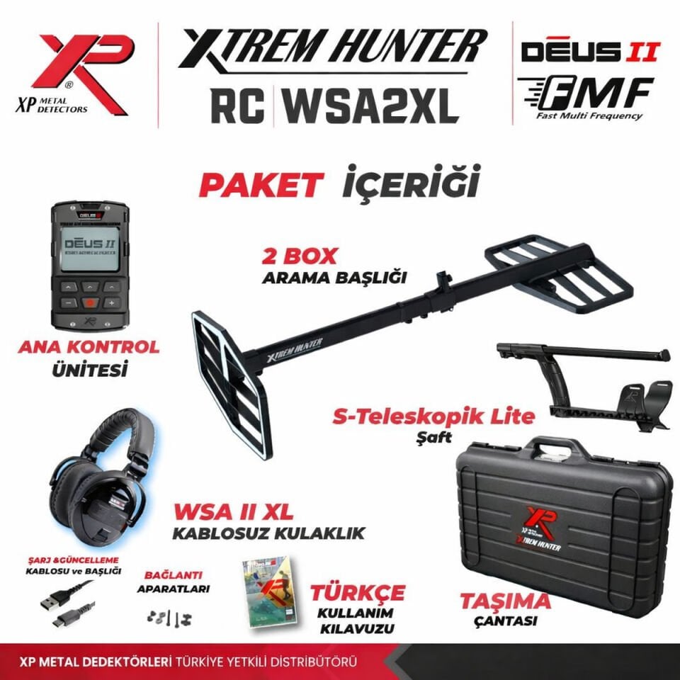 XP Xtrem Hunter Dedektör - Full Paket