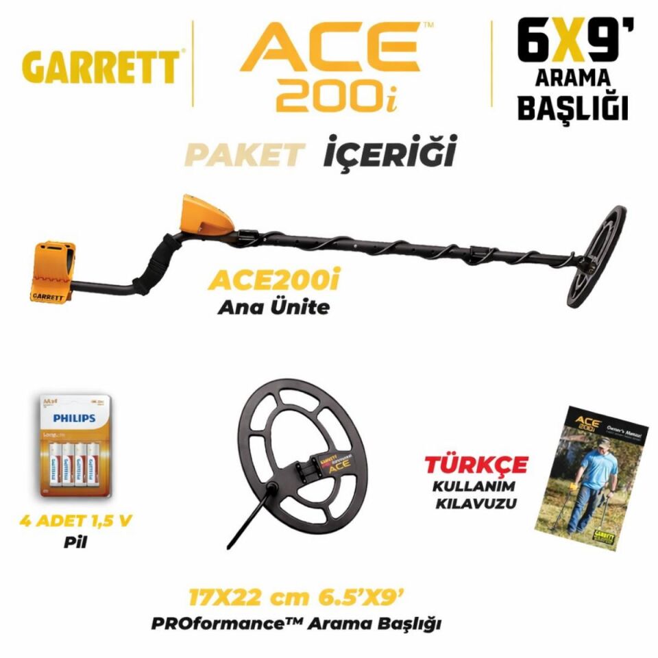 Garrett Ace 200i Dedektör