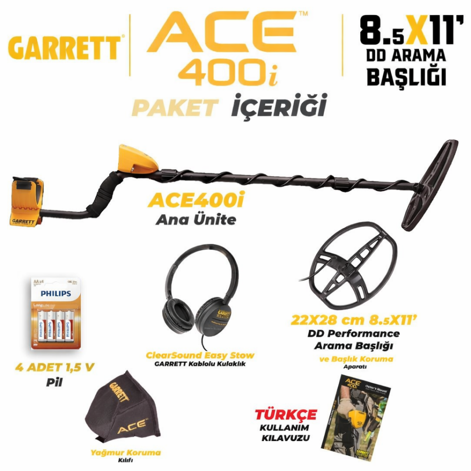 Garret ACE 400i Dedektör