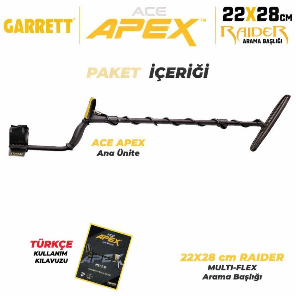 Ace Apex Basic Dedektör Raider Başlıklı (22x28cm)