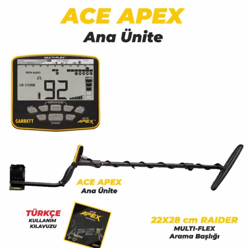 Ace Apex Basic Dedektör Raider Başlıklı (22x28cm)
