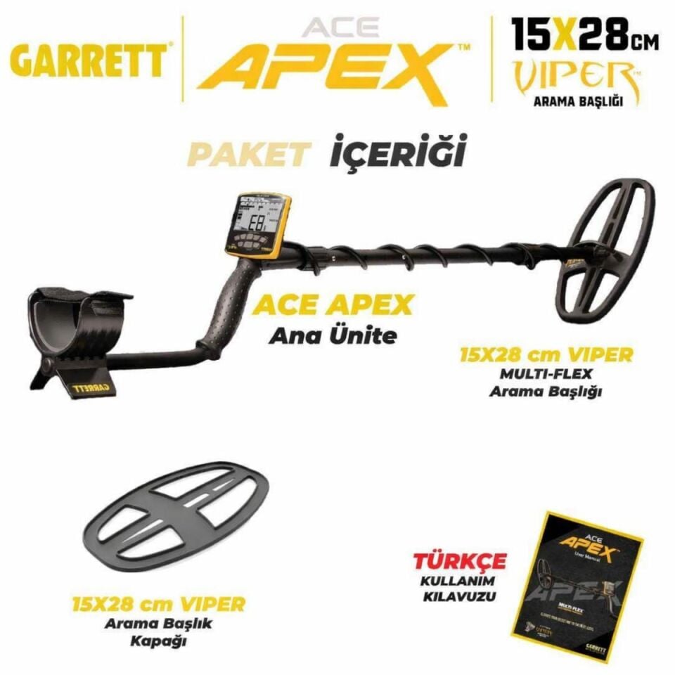 Ace Apex Basic Dedektör Viper Başlıklı (15x28cm)