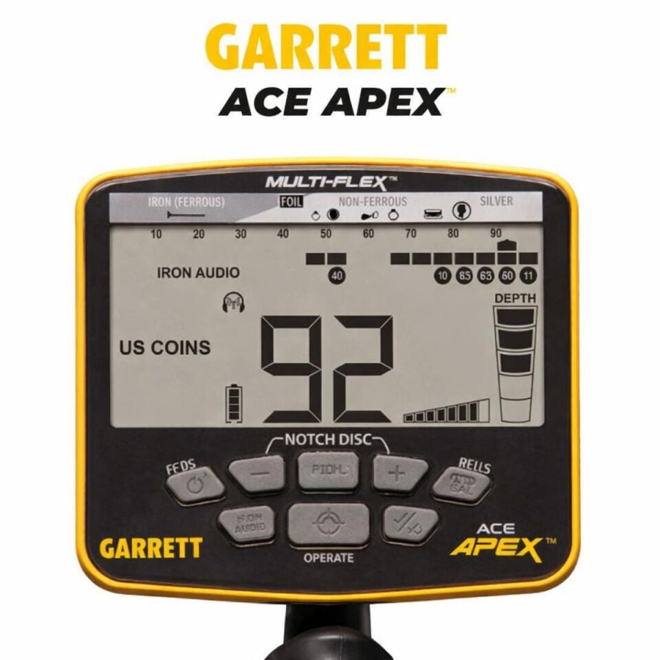 Ace Apex Dedektör Raider Başlıklı (22x28cm) MS-3 Z-LYNK Kablosuz Kulaklıklı