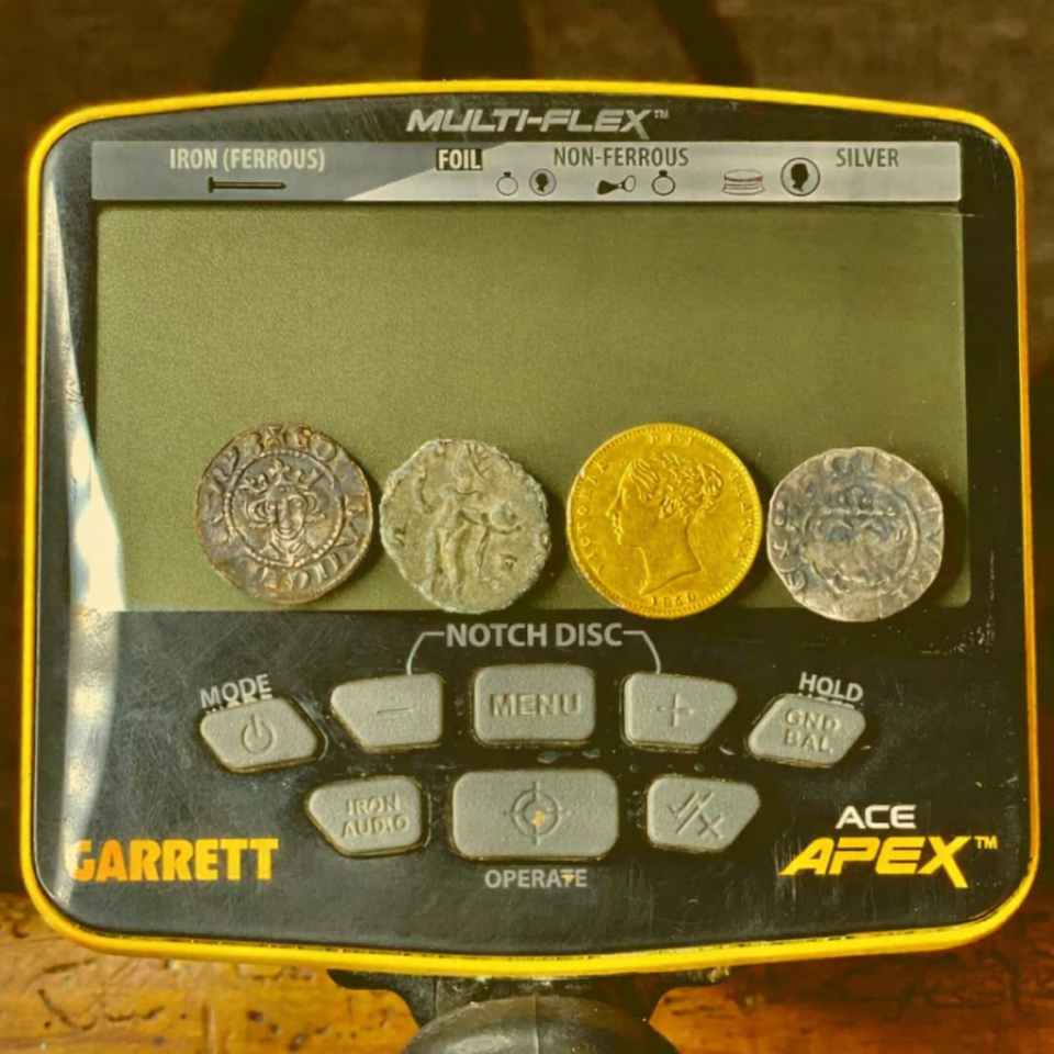 Garrett Ace Apex Dedektör Viper Başlıklı (15x28cm) MS-3 Z-LYNK Kablosuz Kulaklıklı