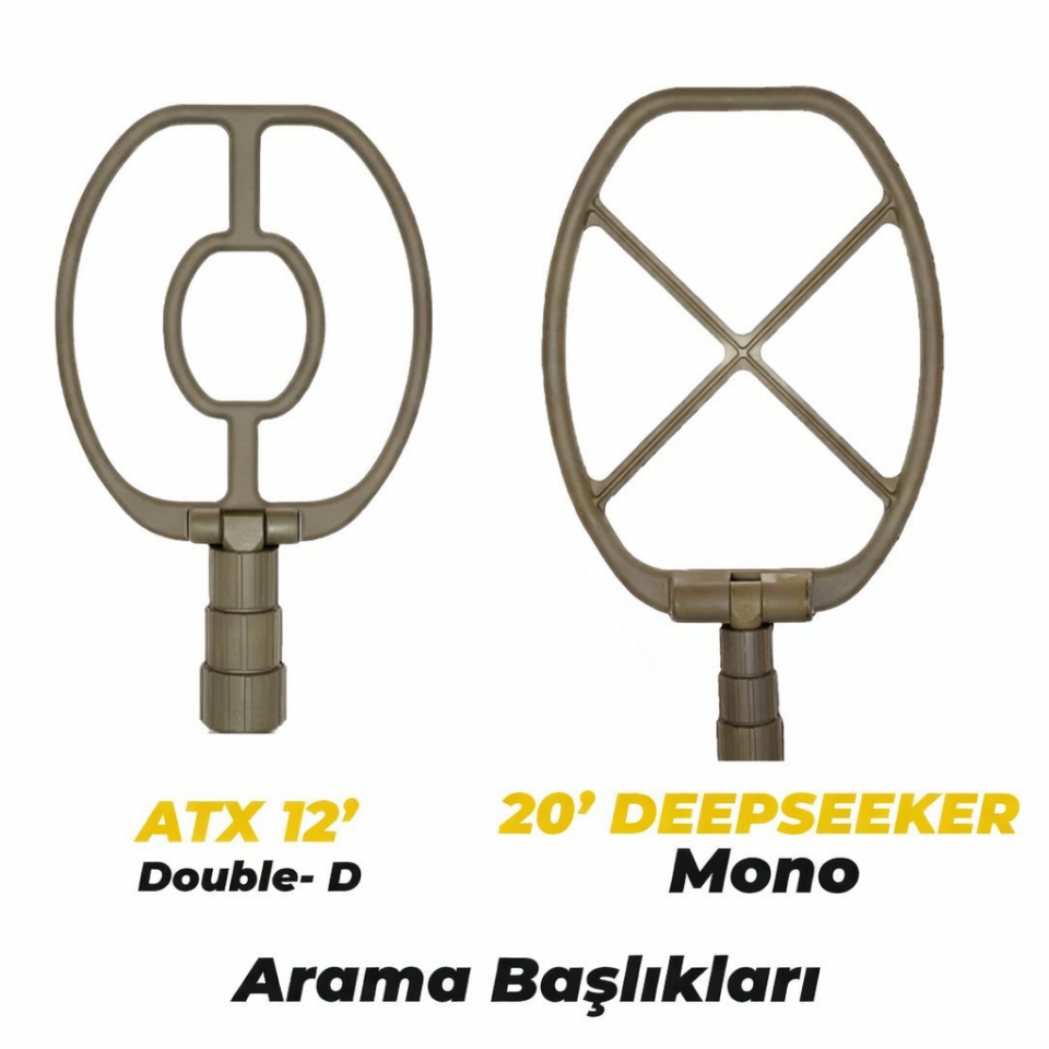 GarrettATX Basic Altın Dedektörü + 20'' Deepseeker Mono Arama Başlığı