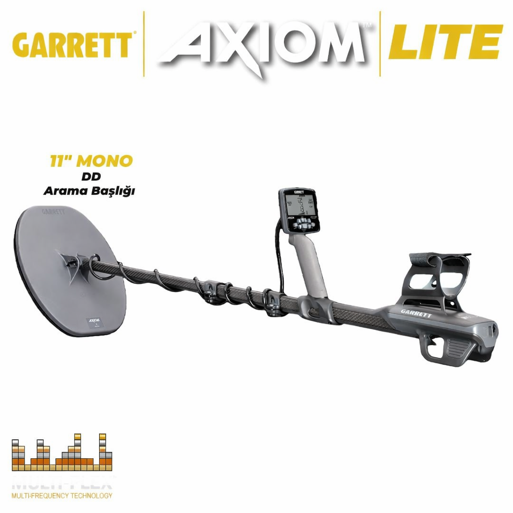 Garrett Axiom Lite Altın Dedektörü 11 inç 28x18 cm MONO Başlıklı